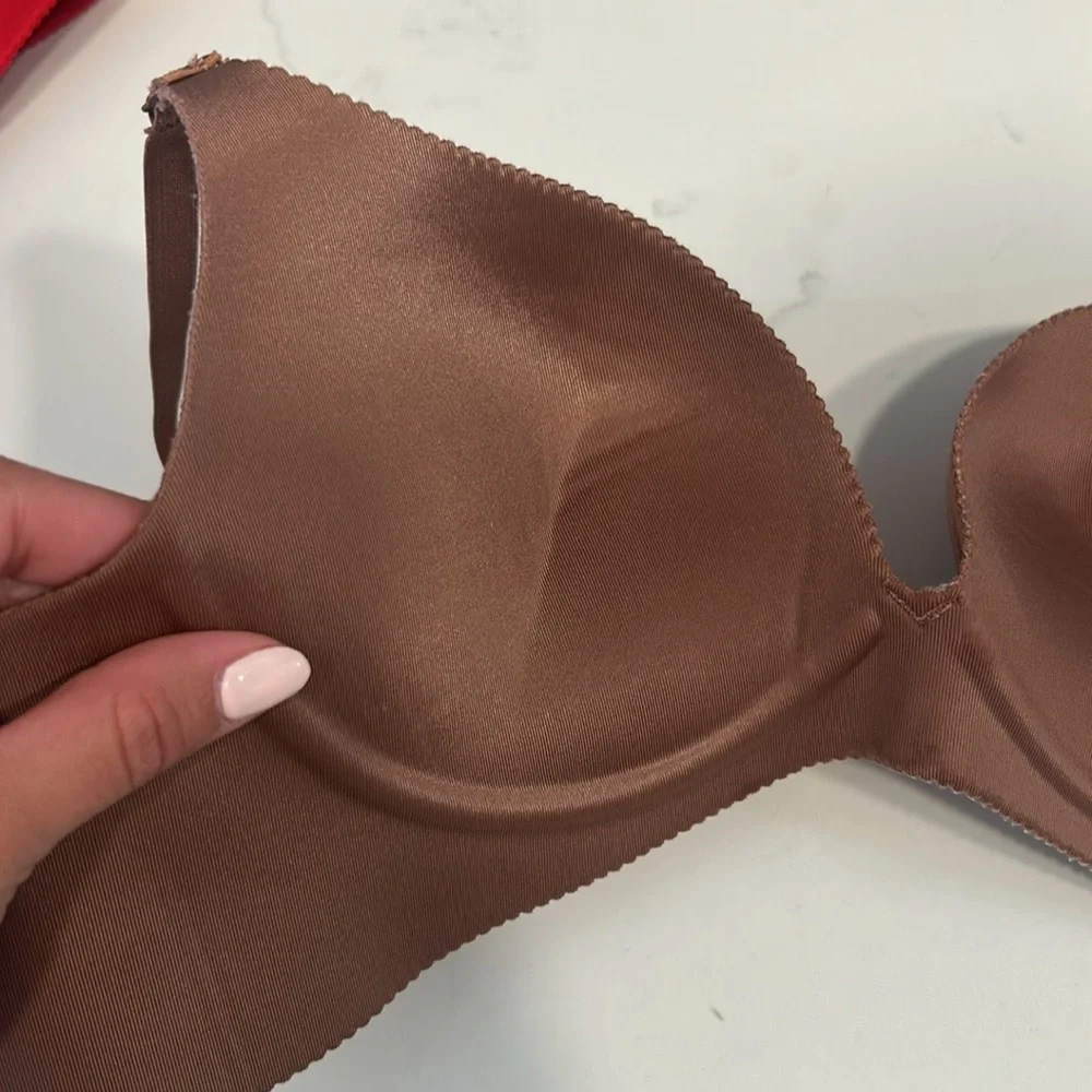 Sophie B. Women's Bra Set - Red, Pink, and Brown - Picture 2 of 7